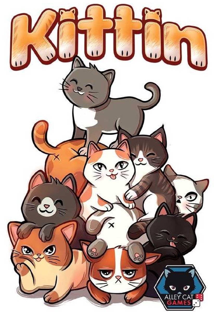 Asmodee Cat Game Kittin - gioco di impilamento veloce per bambini.