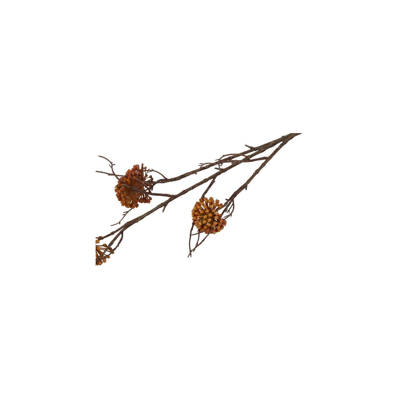 Fiore artificiale Countryfield elica arancione 75x13x6,5 cm