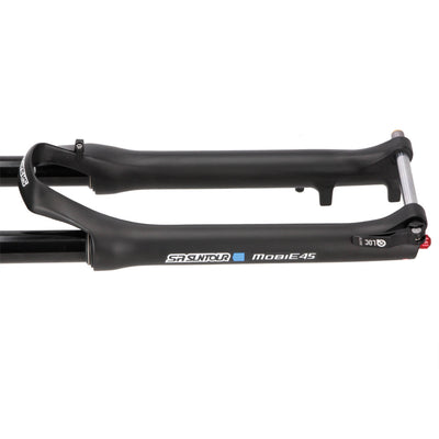 Forcella Srsuntour suntour mobile 45 lor ds coil 700c 100mm conica 15mm nera