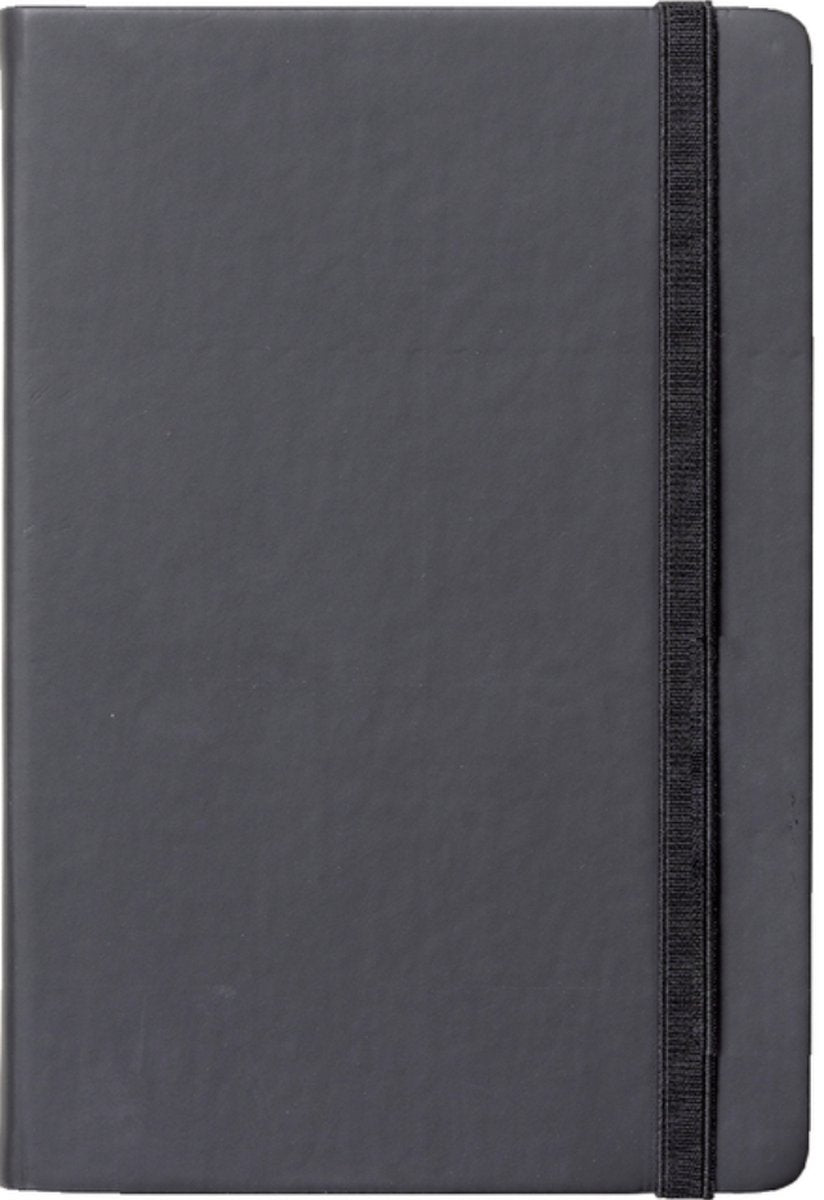 Quantore - cuaderno - a5 - negro - tapa dura - rayas - 1 pieza