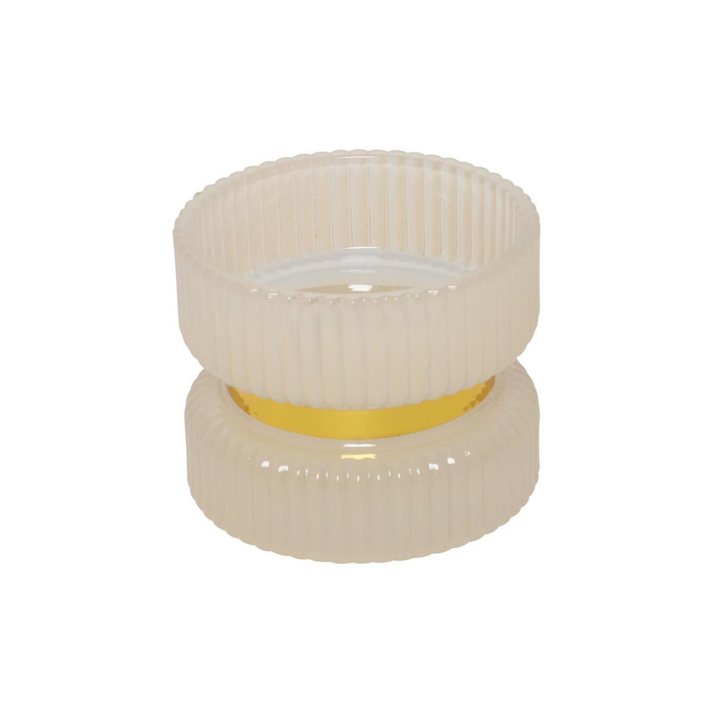 Countryfield kandelaar sybel crã¨me glas ã˜9xh7cm