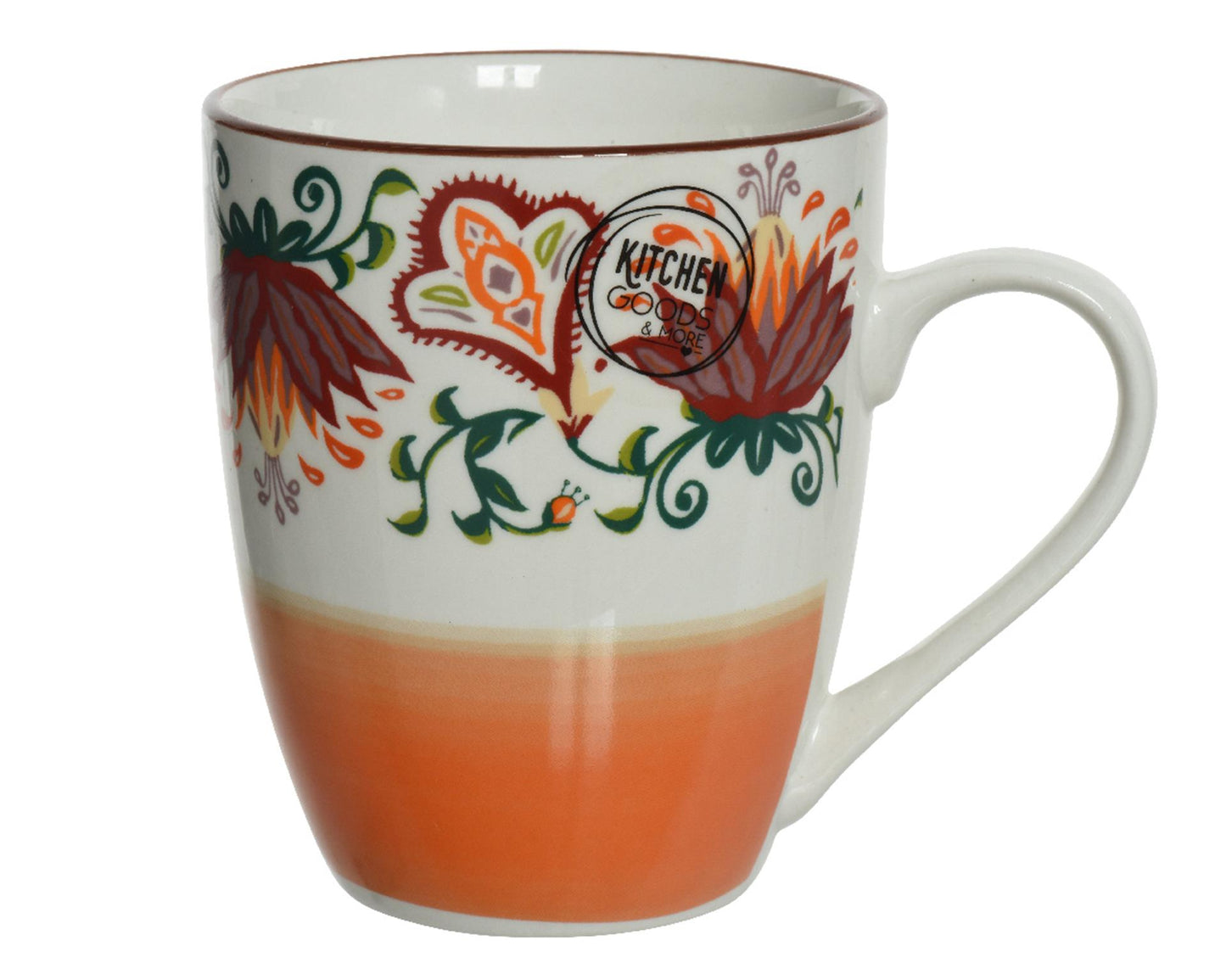 Tazza Decoris in porcellana da 320 ml design boho