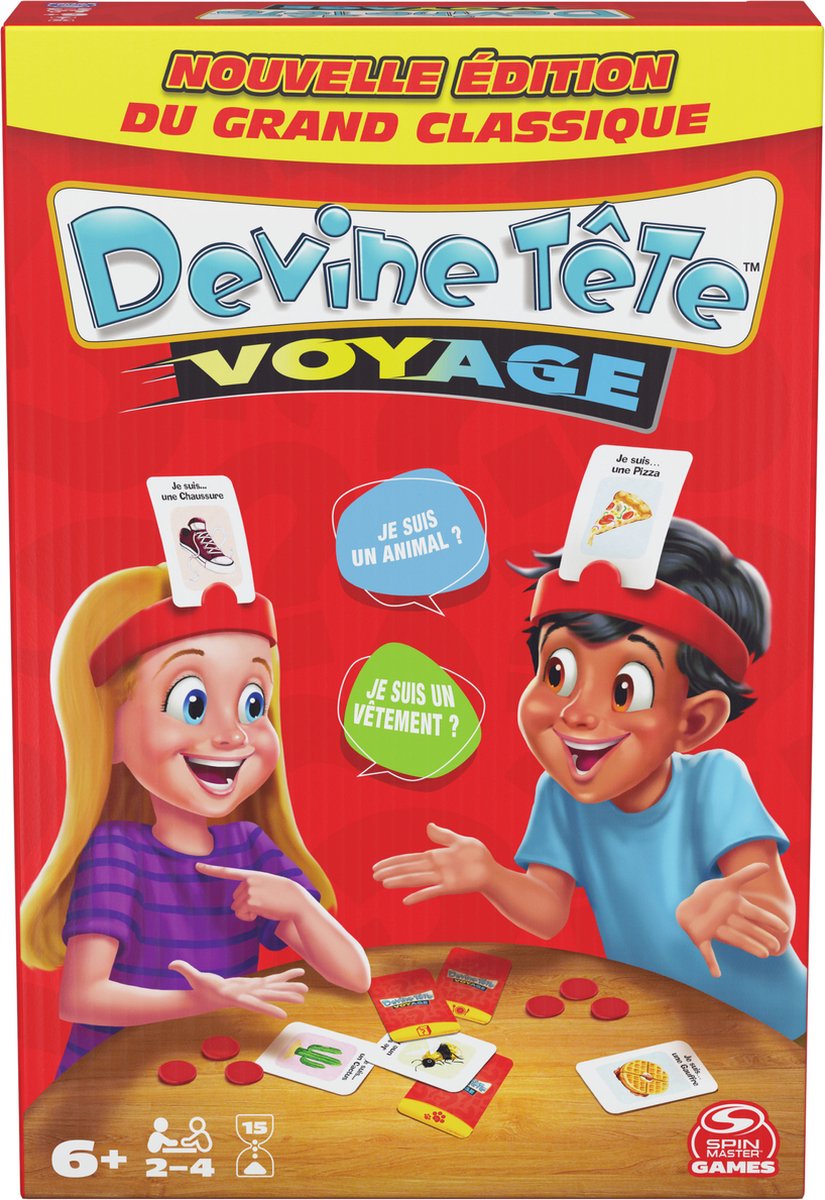 Giochi Spin Master - Devine Tête - Viaggio