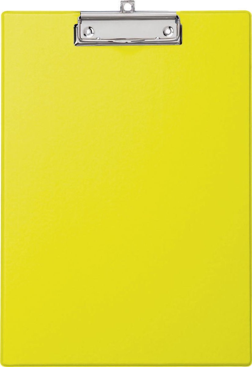 Placa de sujeción Maul a4 retrato amarillo