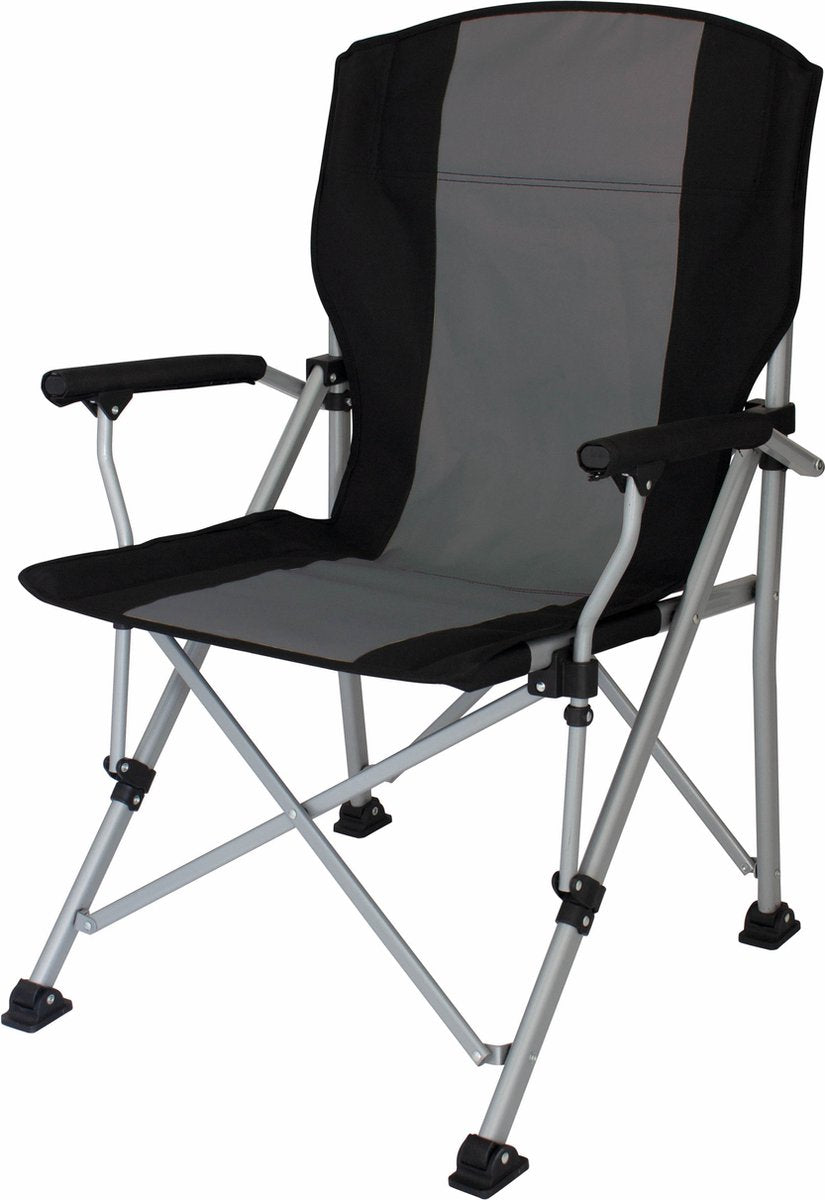 Eurotrail caldaro - silla de camping - negro antracita