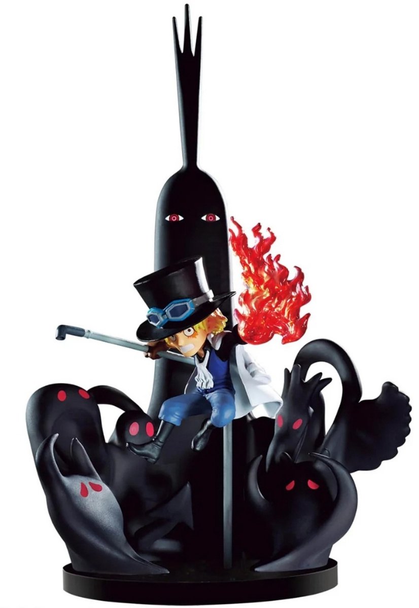 Bandai one piece - world collectable figuur - special sabo vs five elders imu