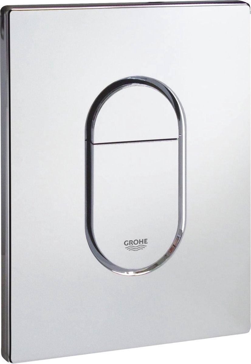 Inodoro con panel de control grohe arena cosmopolitan - doble descarga - plástico - cromo