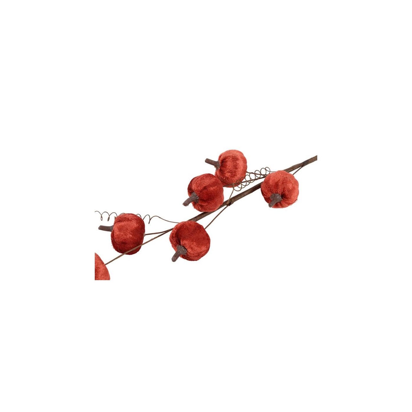 Ramo artificiale Countryfield zucca arancione 10x4x50 cm