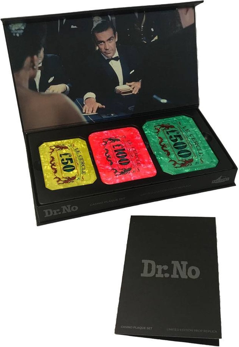 Factory entertainment james bond - replica 1 1 dr no casino plaques limited edition