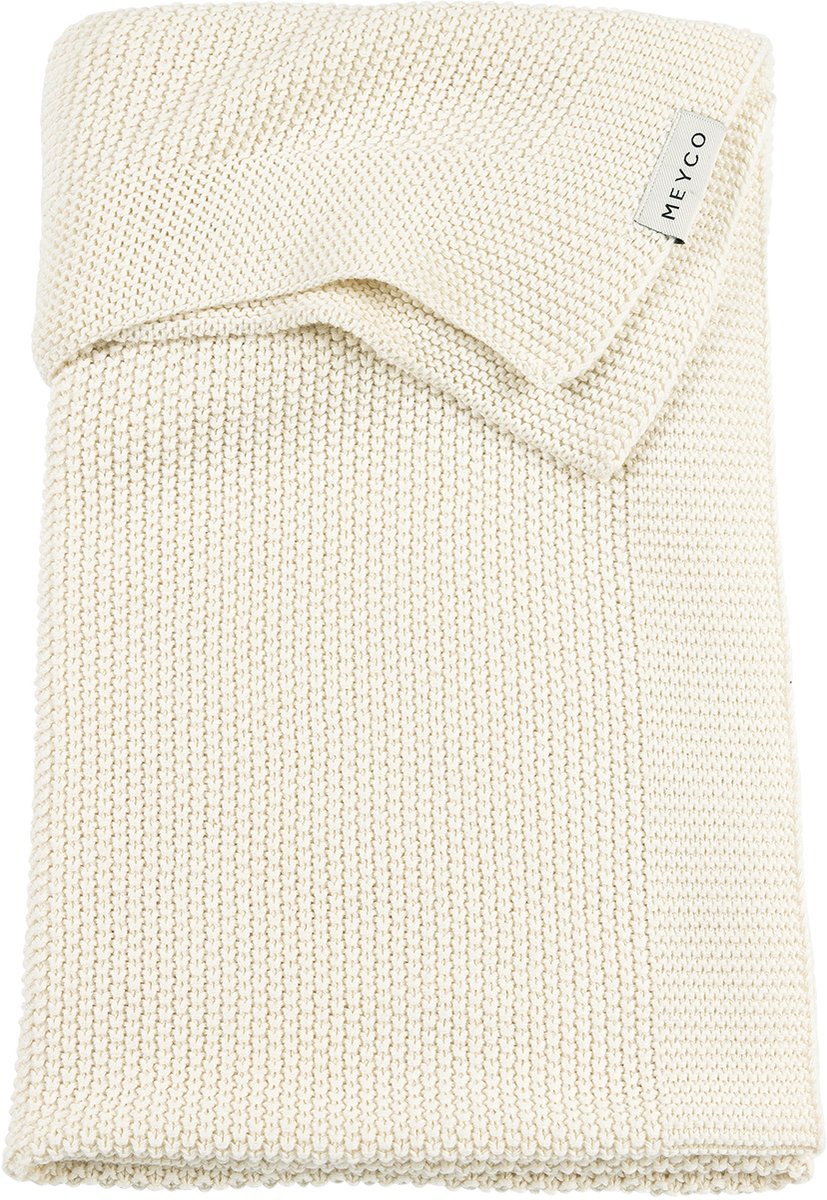 Coperta per culla Meyco mini in rilievo - naturale - 100x150 cm - 1.0 tog
