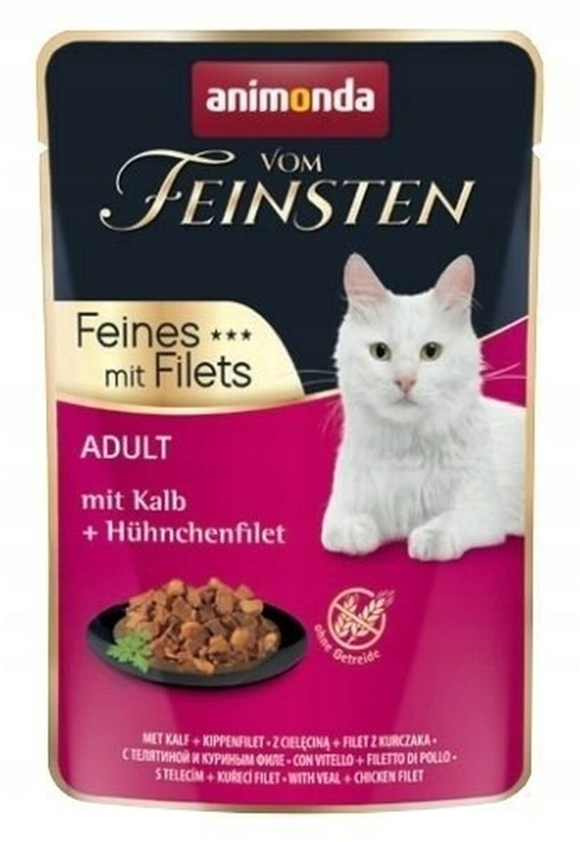 Animonda kattenvoer vom feinsten kalfsvlees 85 g