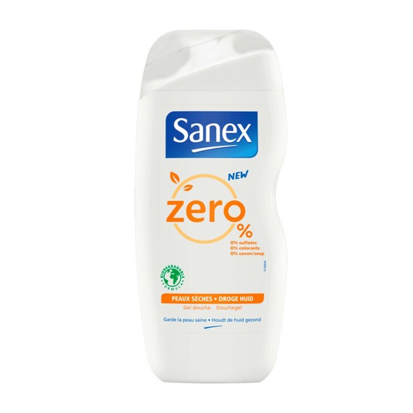 Sanex gel de ducha zero% para pieles secas (6x 250ml)