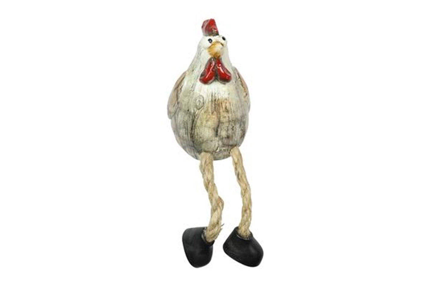 Pollo di campagna con zampe pendenti h9cm