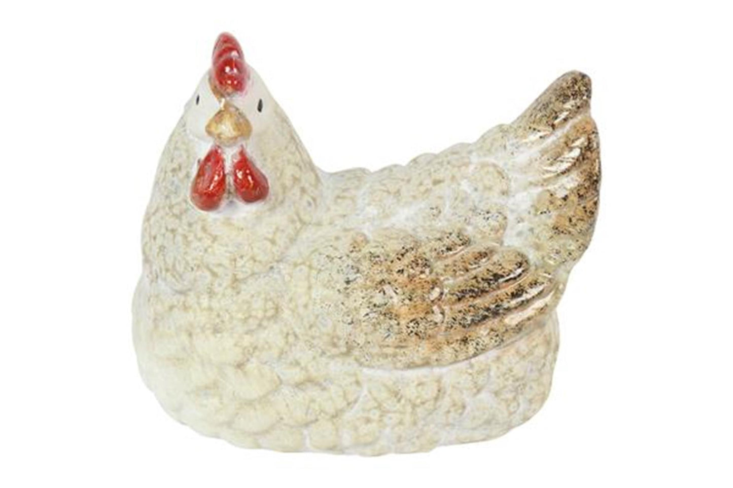 Pollo countryfield seduto 9,5x7x8,5 cm