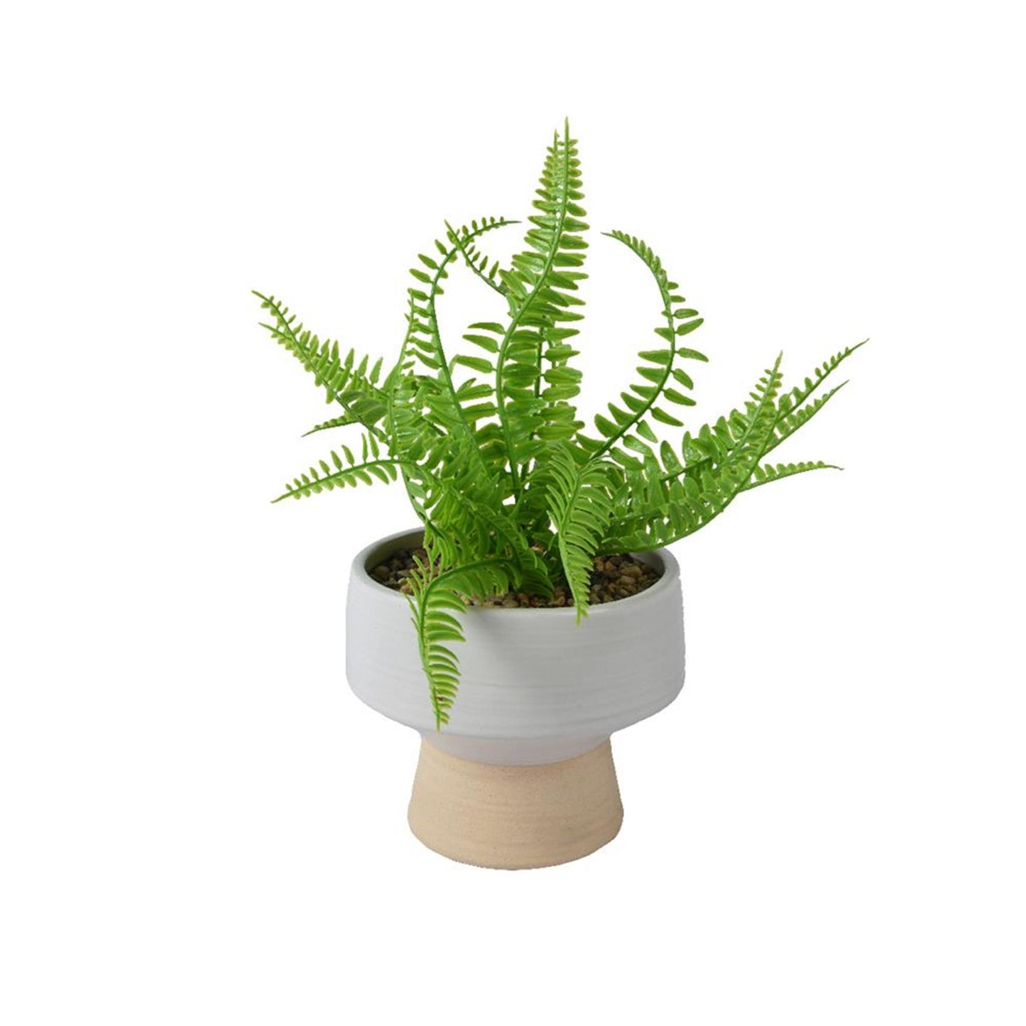 Decoris pianta artificiale felce h24cm