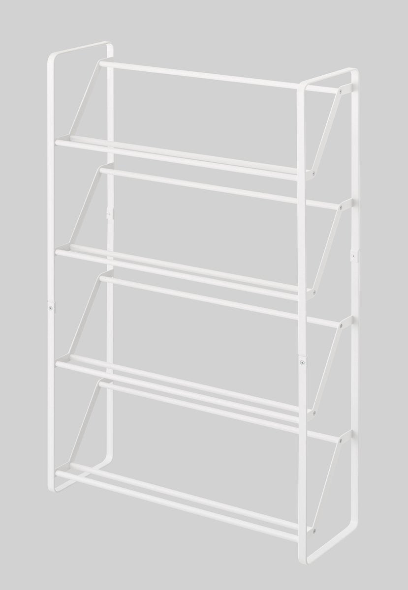 Scarpiera Yamazaki - 4 livelli - slim - bianco