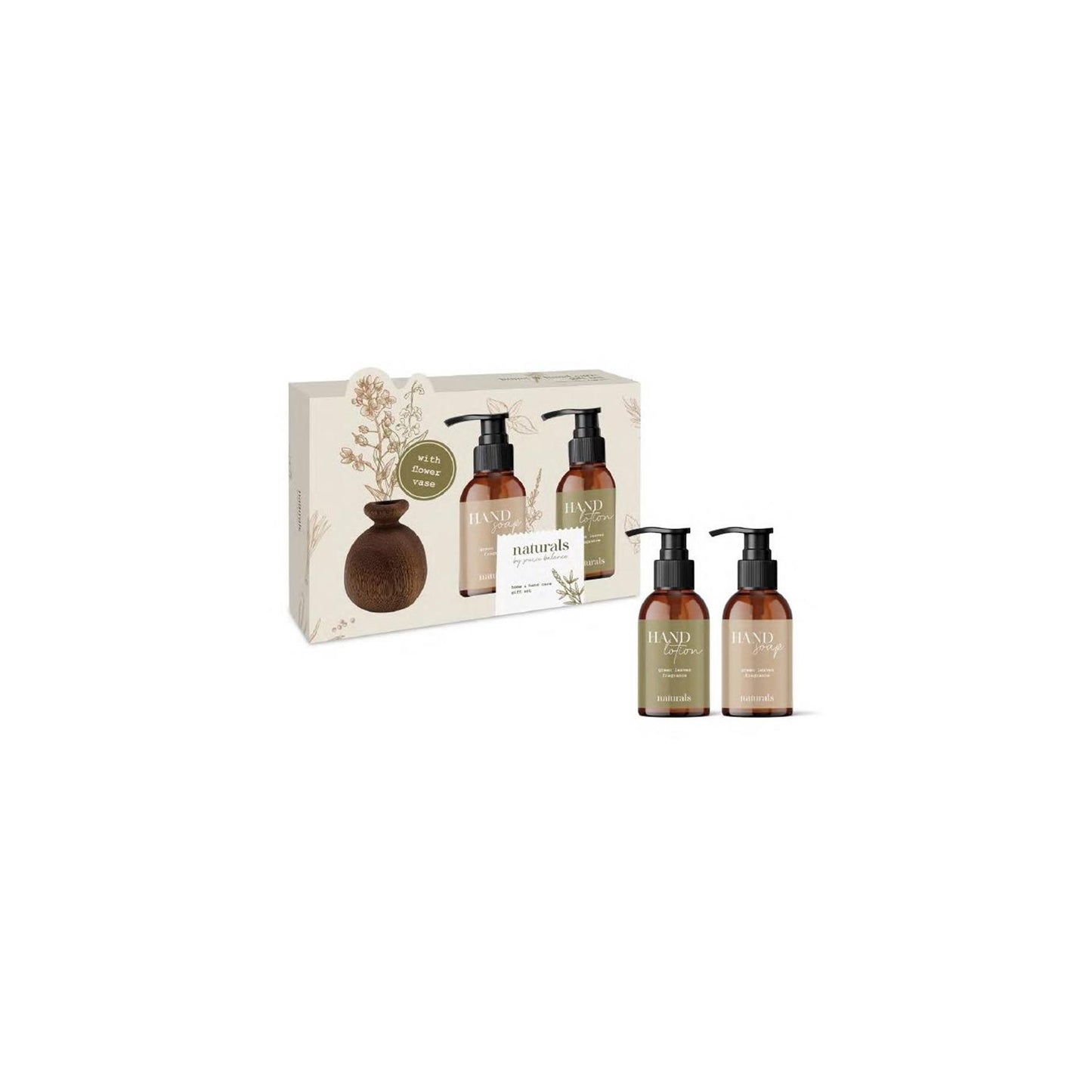 Set regalo da bagno Naturals con vaso
