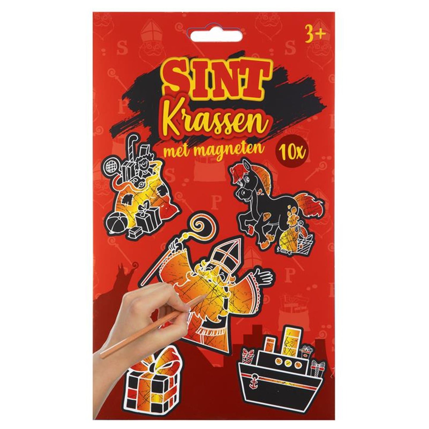 Sinterklaas Scratch Magnets, octavo.