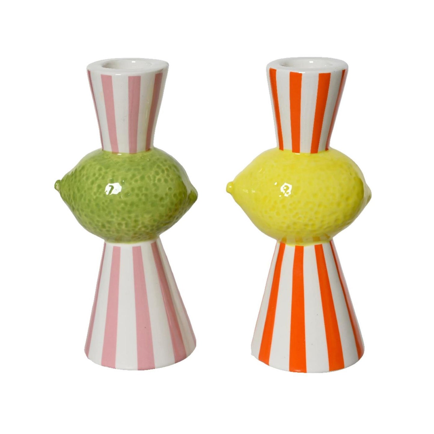 Candeliere Decoris striscia di frutta h14,2cm
