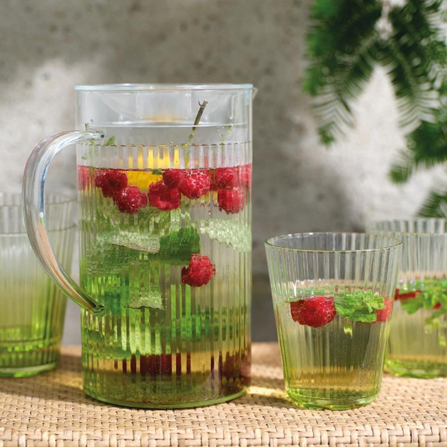 Lata Decoris con 4 tazas h19,6cm