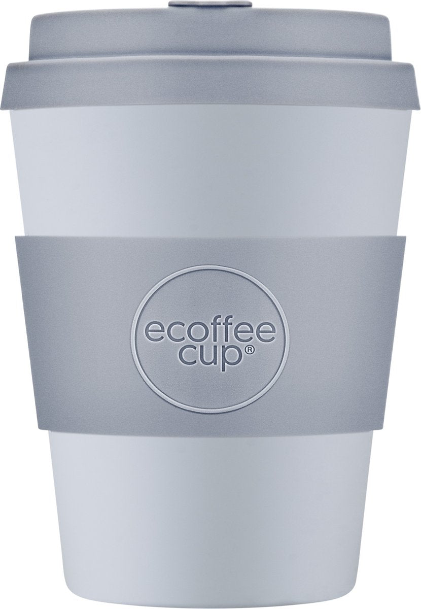 Taza ecoffee glittertind pla - taza de café para llevar 350 ml - silicona lila