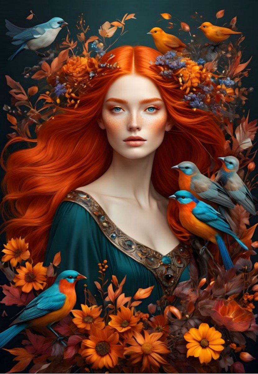 Puzzle Bluebird puzzle flora - collezione anima della natura - 1000 pezzi.
