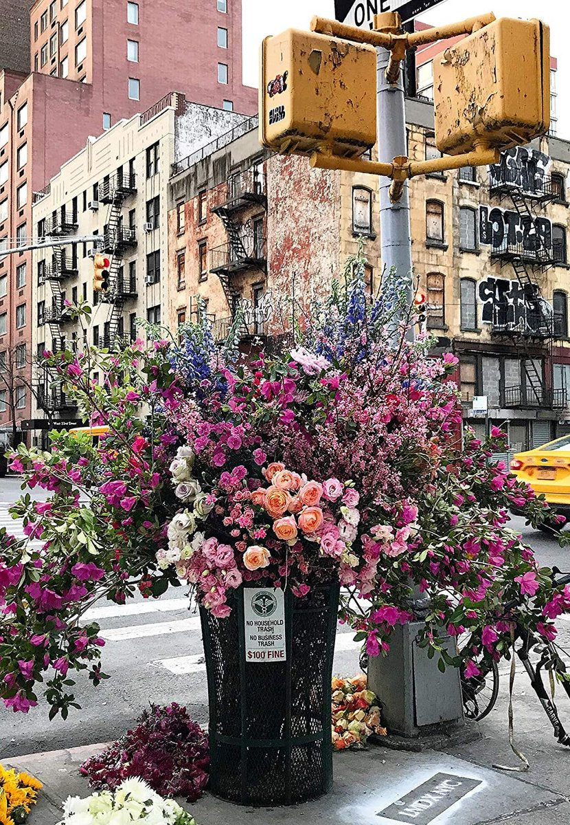 Puzzle Ravensburger relax - fiori a New York - 300 pezzi.