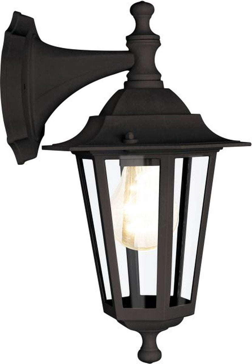 Lampada da parete per esterno Eglo laterna 4 - e27 - 35 cm - nera