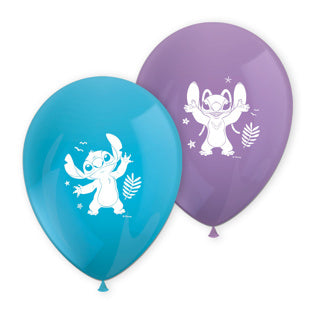 Stitch Angel Latex Balloons 8 pezzi