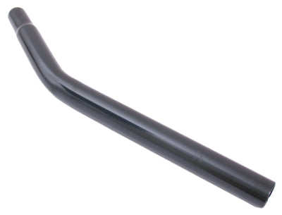 Zadelpen freestyle ø25,4 mm 360 mm gebogen staal - zwart