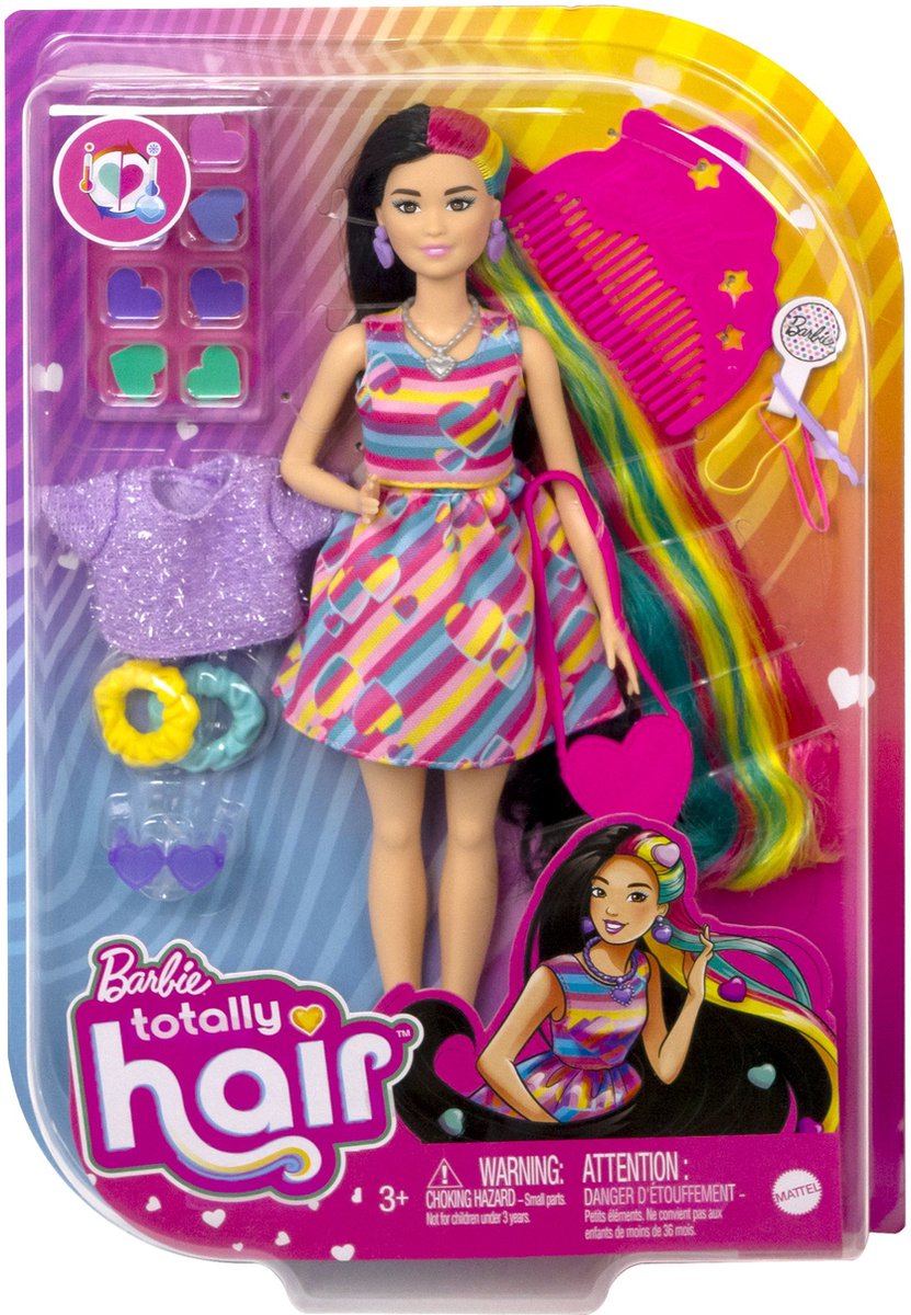 Barbie totalmente pelo arcoíris - muñeca