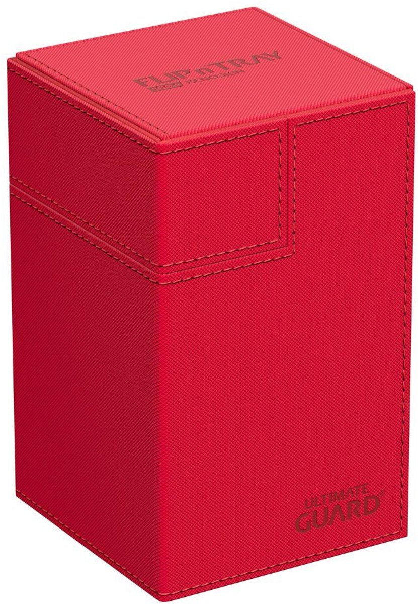 Ultimate guard flip'n'tray 100+ xenoskin - rosso