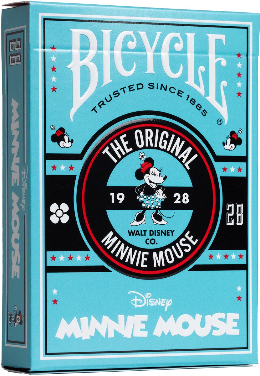 Bicicletta Disney Classic Minnie Mouse - carte da gioco premium - poker - licenza ufficiale - creativi