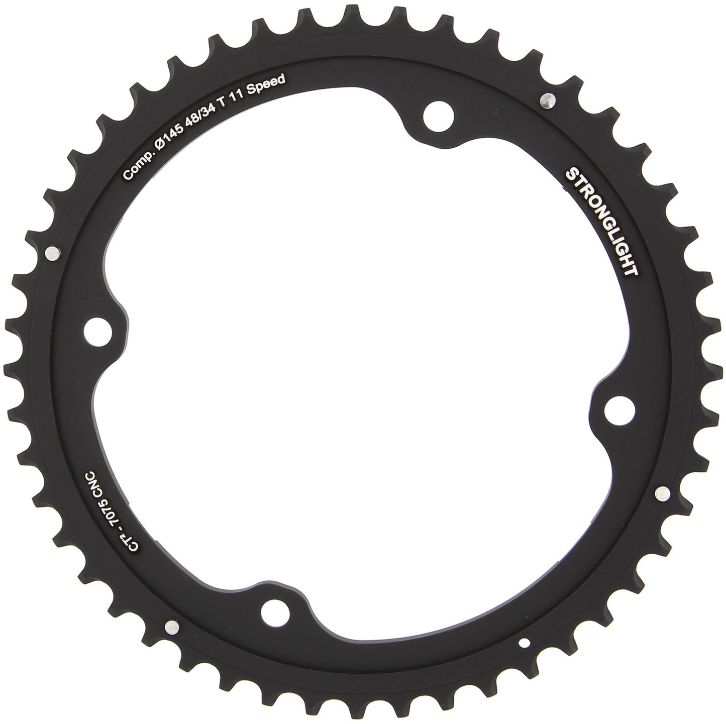 Anello a catena forte. CT2 48T esterno cer.-tefl.coat.