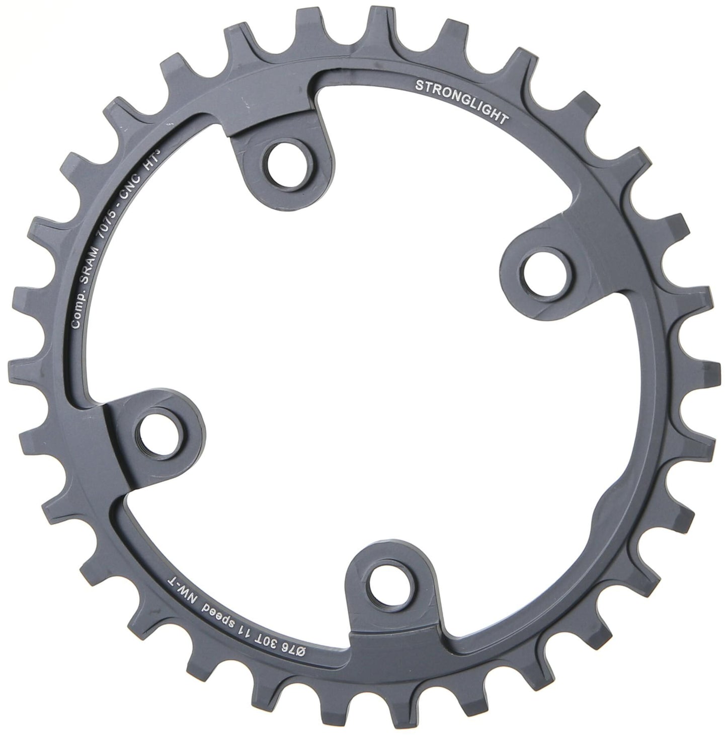 Anello a catena forte. Ht3 30t interno alu nero