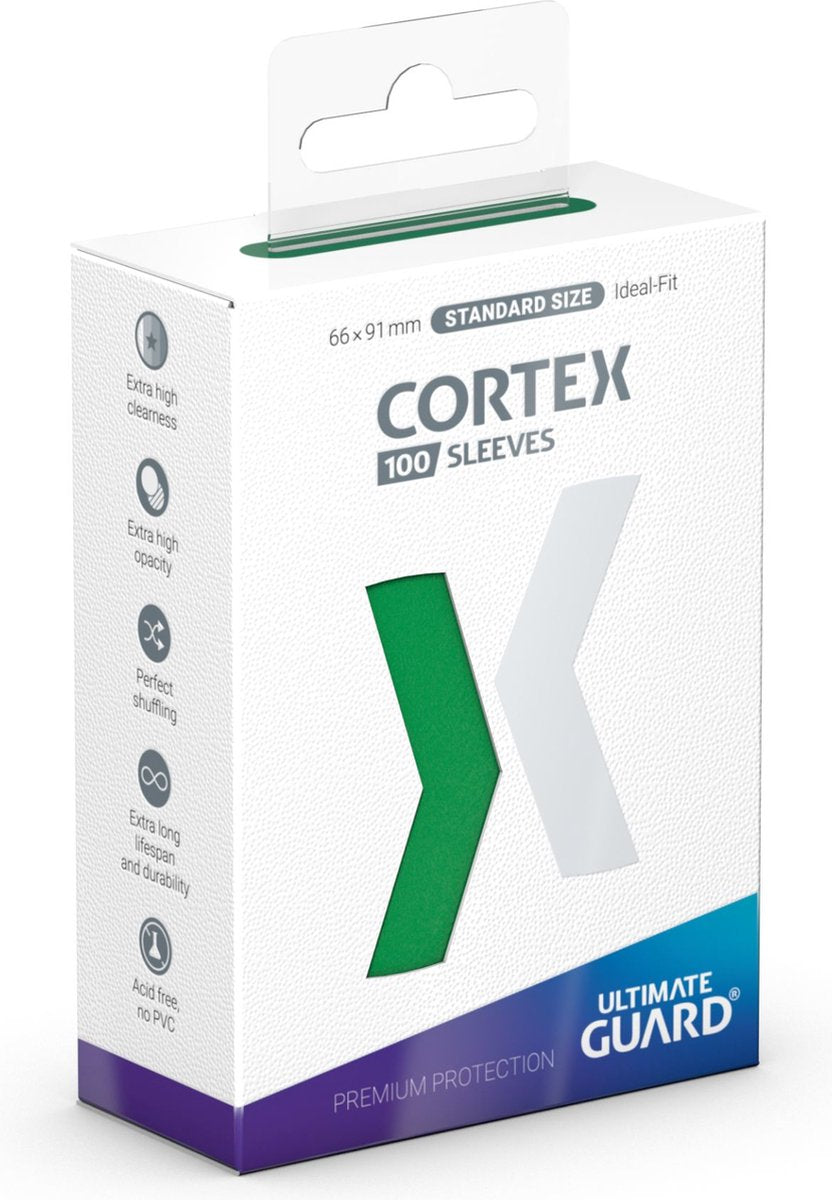 Mangas Ultimate Guard Cortex tamaño estándar (100) - verde