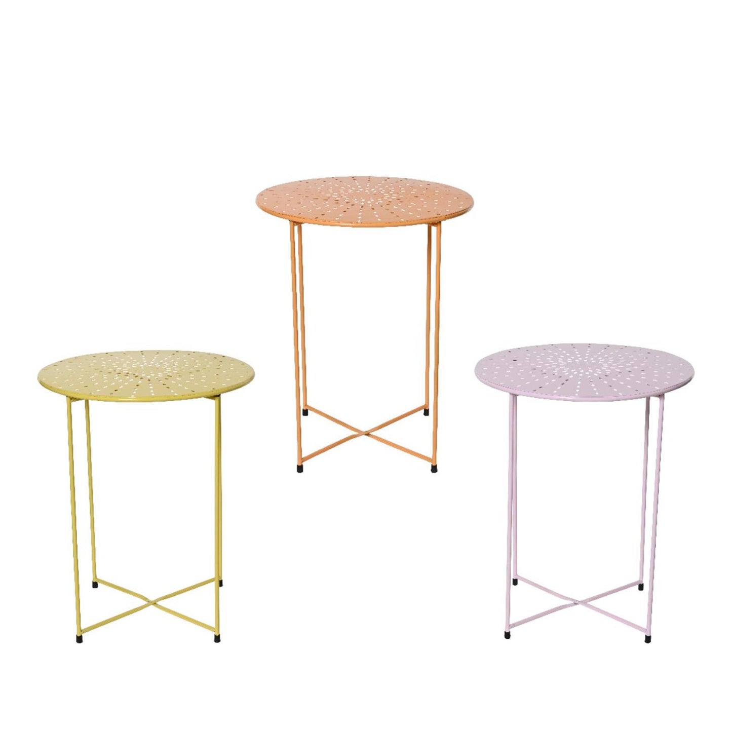 Mesa auxiliar Decoris interior hierro h48cm