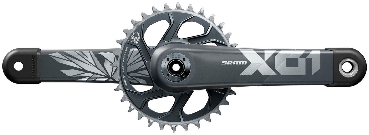 Sram kettenradgarnitur x01 eagle crankset x01 eagle 32t 175mm lunar polar