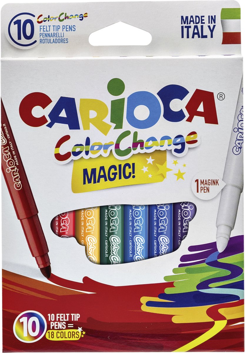 Rotulador carioca culo mágico | juego de 10 piezas