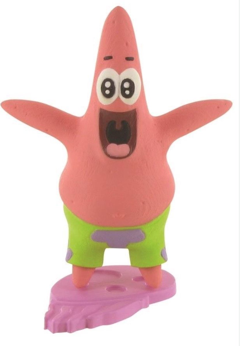 Comansi figura da gioco Spongebob Patrick 7 cm rosa
