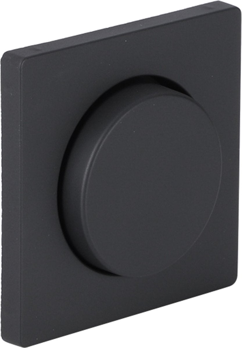 Placa central Berker q1 - con pulsador - dimmer - antracita