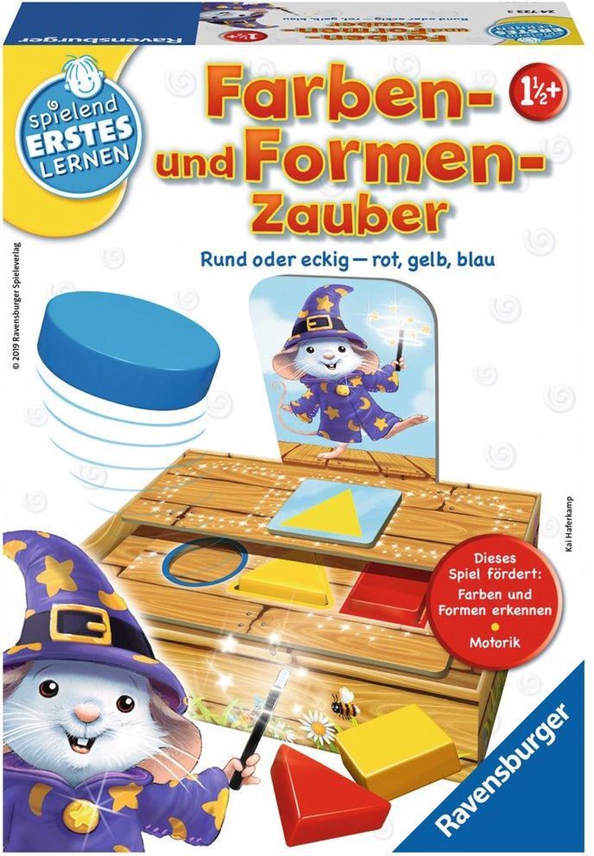 Ravensburger farben- und formen-zauber - tedesco - gioco educativo
