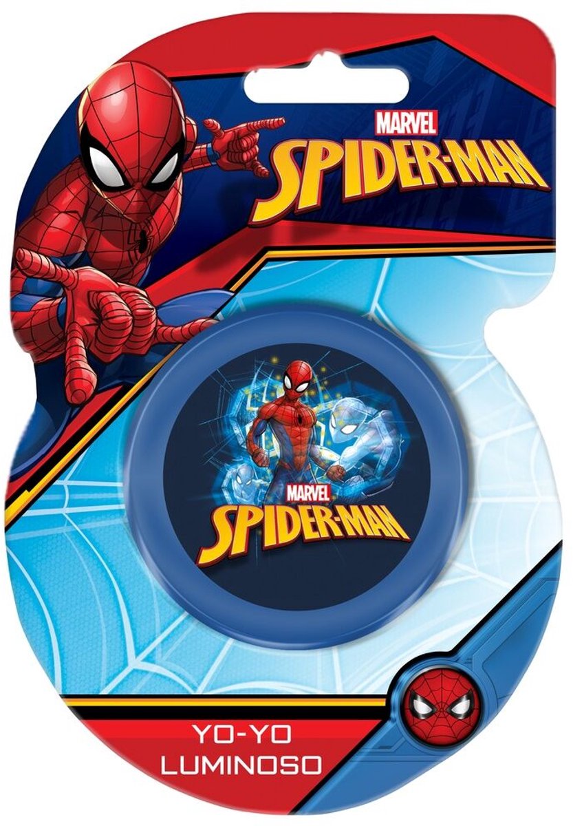 Spider-man spiderman luminous yo-yo – marvel yo-yo met licht – rode kleuren