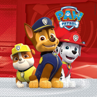 Paw Patrol Pronti per i tovaglioli di azione 20st 33x33