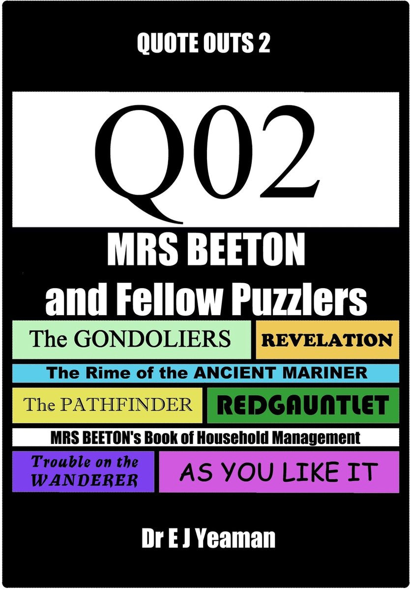 La señora Beeton y sus compañeros de rompecabezas (citas 2)