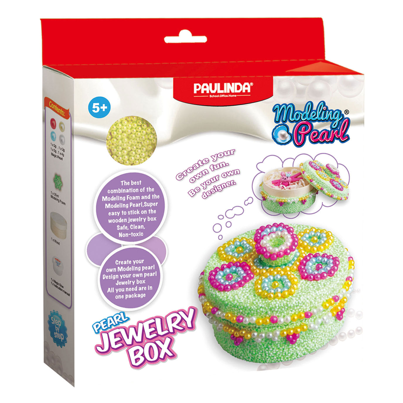 Paulinda Modeling Pearl Jeweller Box Decorate