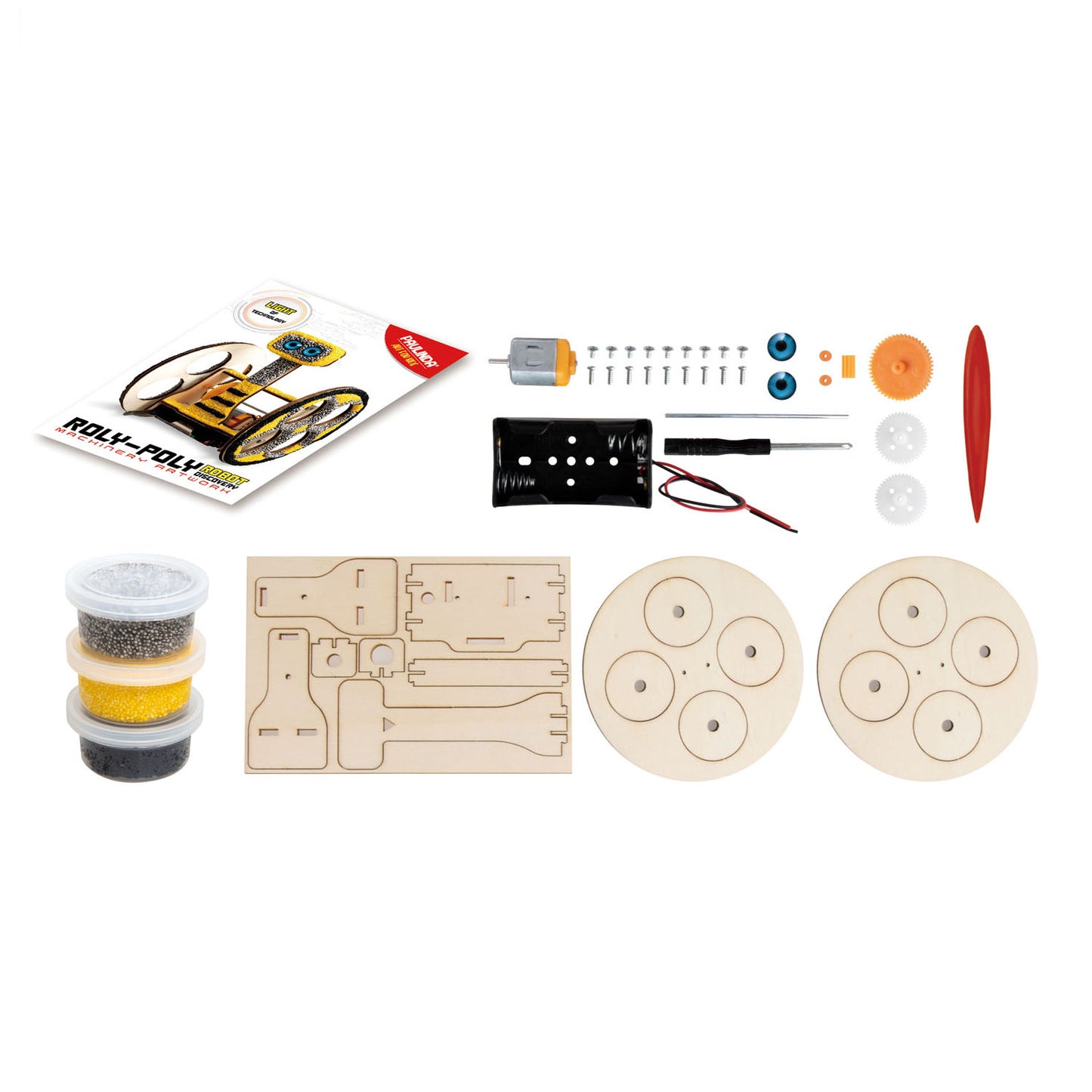 Paulinda Kit de construcción 3D Robot con motor