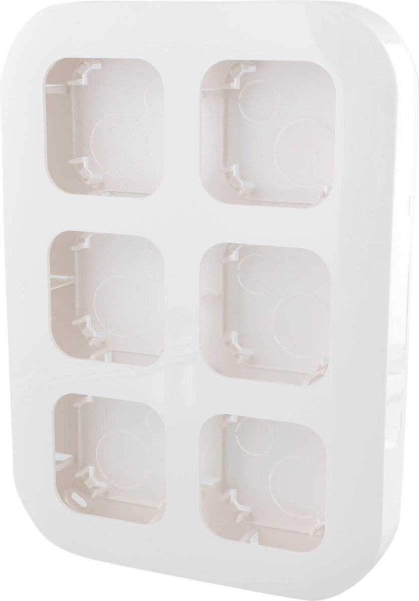 Legrand forix opbouw workstation - 6-voudig - voor alle forix ip2 sokkels - wit