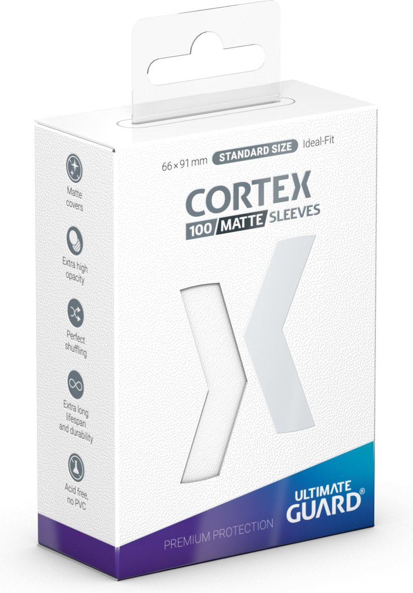 Mangas Ultimate Guard Cortex tamaño estándar mate (100) - blanco