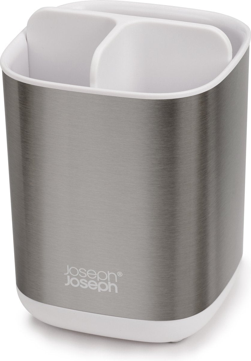 Portaspazzolini in acciaio Joseph Joseph easystore - bianco -